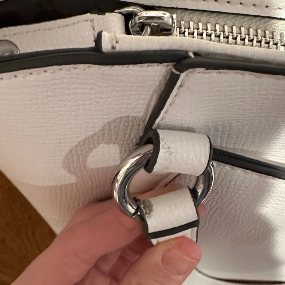 Karl Lagerfeld White Satchel Bag - Picture 14 of 15